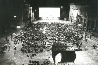 صورة من عام 1971 للساحة الكبرى وسط مدينة لوكارنو
