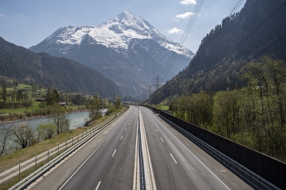 Swiss motorway