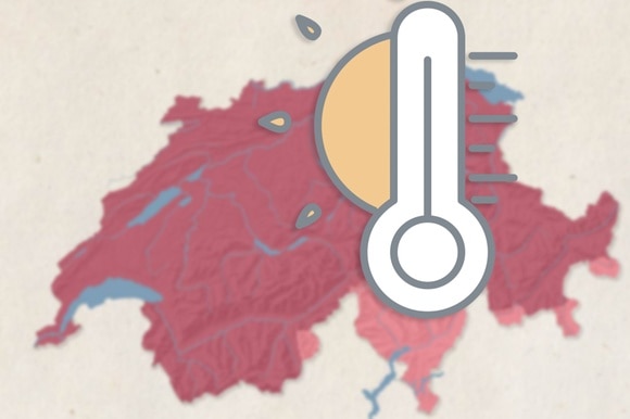 درجة الحرارة في سويسرا